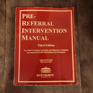 Hawthorne Pre-Referral Intervention Manual